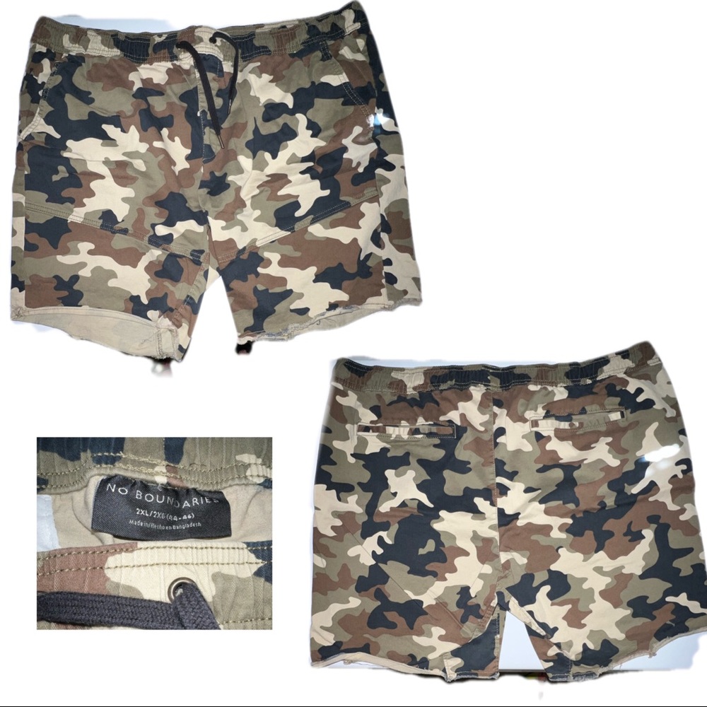 Camo Jogger Shorts
